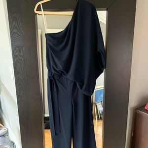 Halston -  Gorgeous Navy Jumpsuit